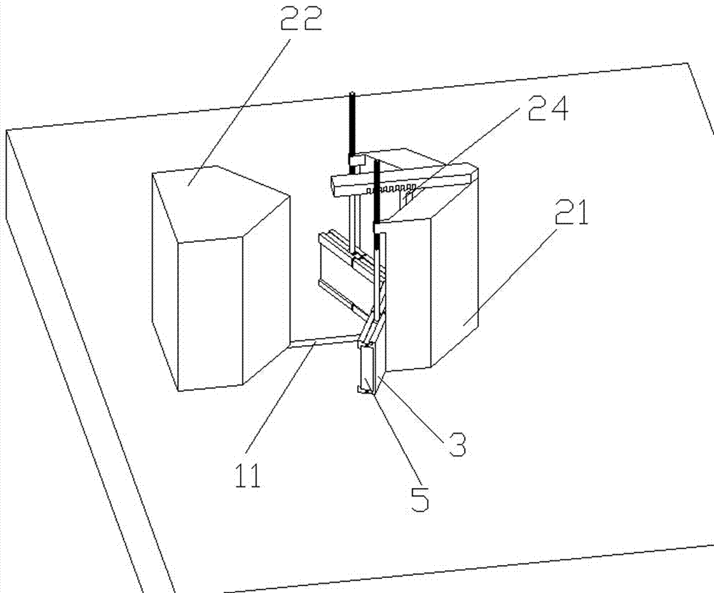 A busbar processing and bending system