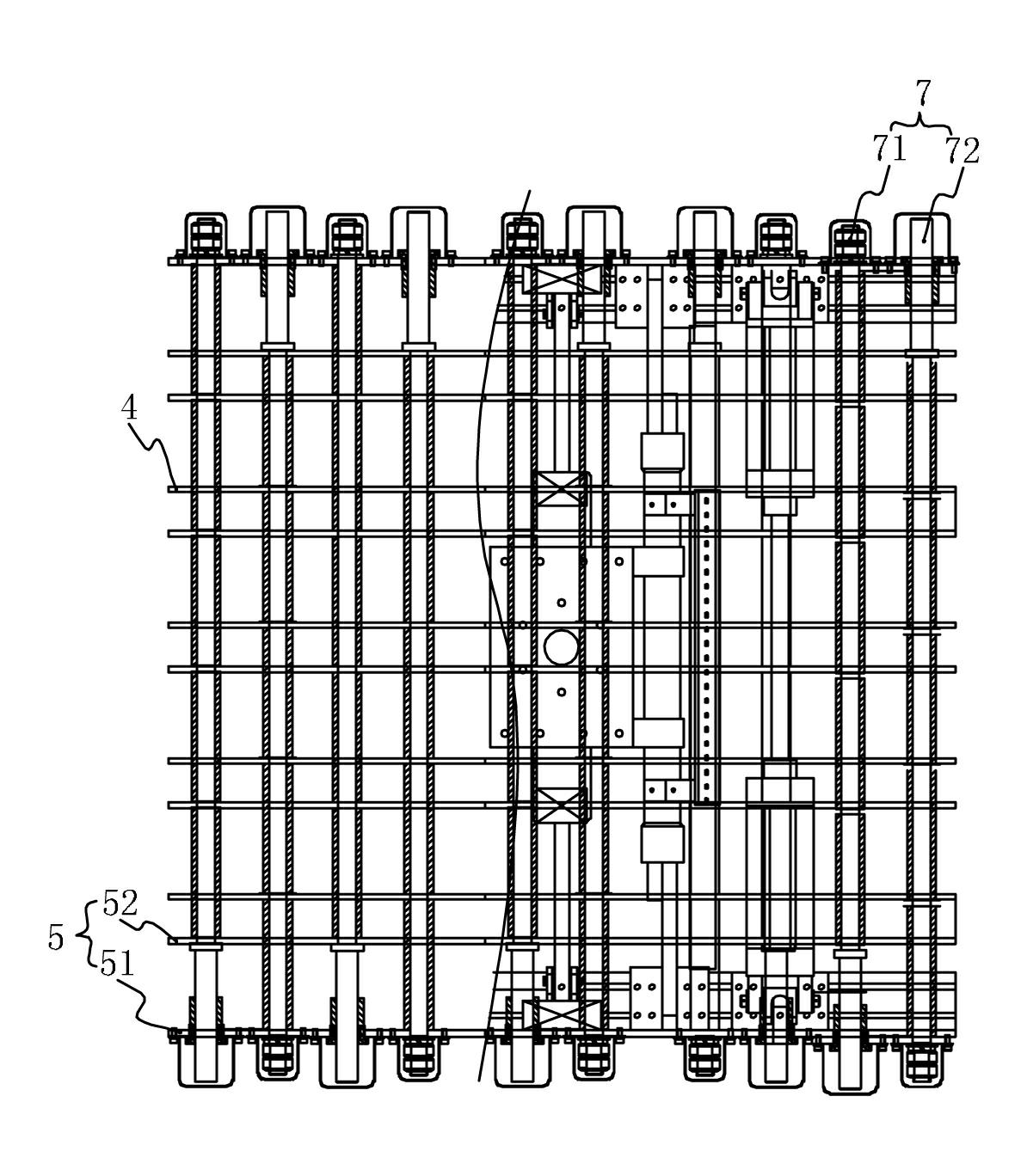 Brick setting robot gripper