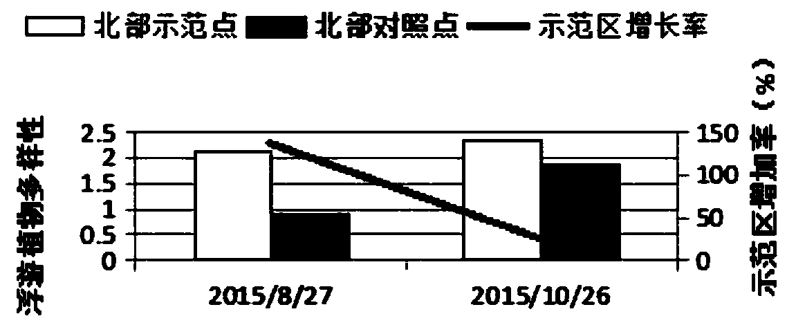 Shallow lake ecosystem regulation and stability maintenance method