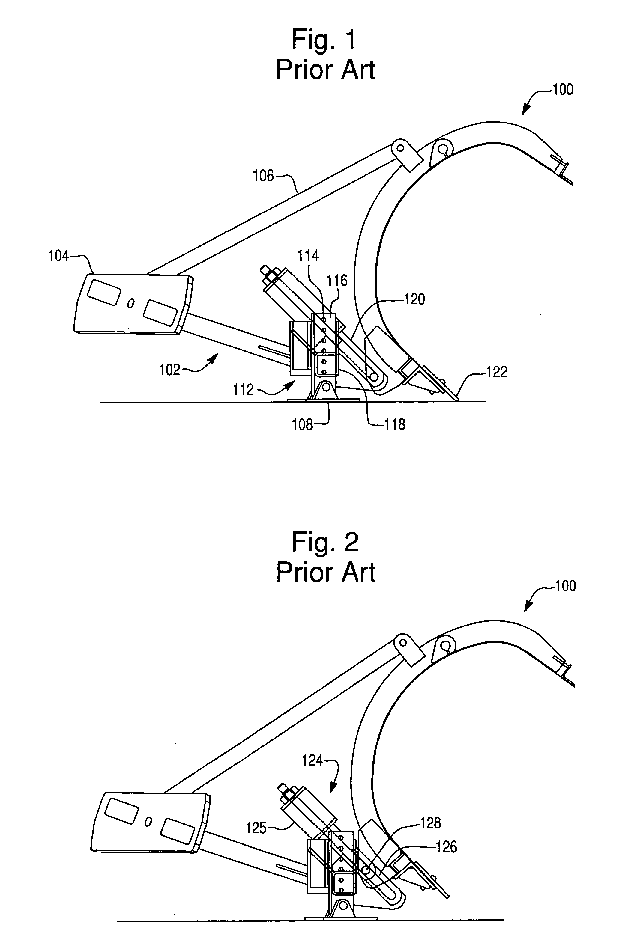 Two-stage snow plow