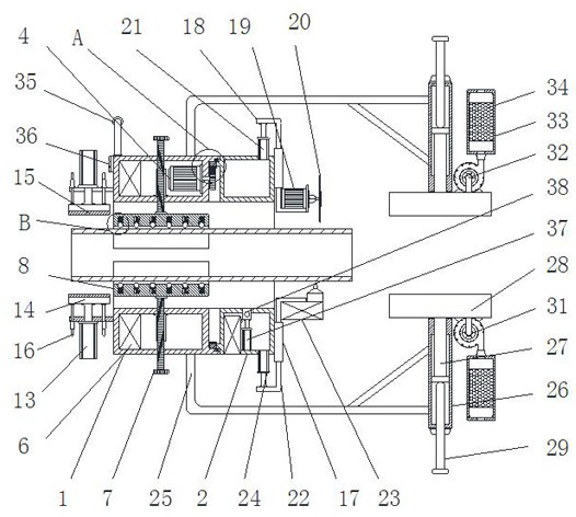 Oil well casing repair tool and repairing method