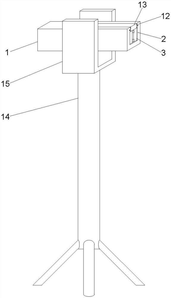 Adjustable infrared temperature sensor structure based on Internet of Things