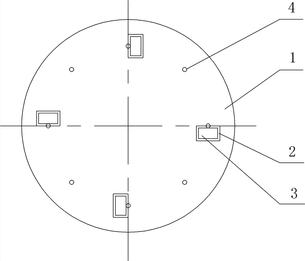 Method for mounting seat pulp cushion plates of petrochemical static equipment and foundation structure