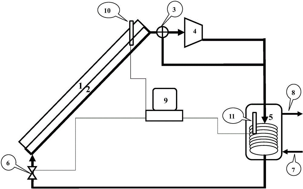 Heat pump cooling/heating system of solar photovoltaic power generation system