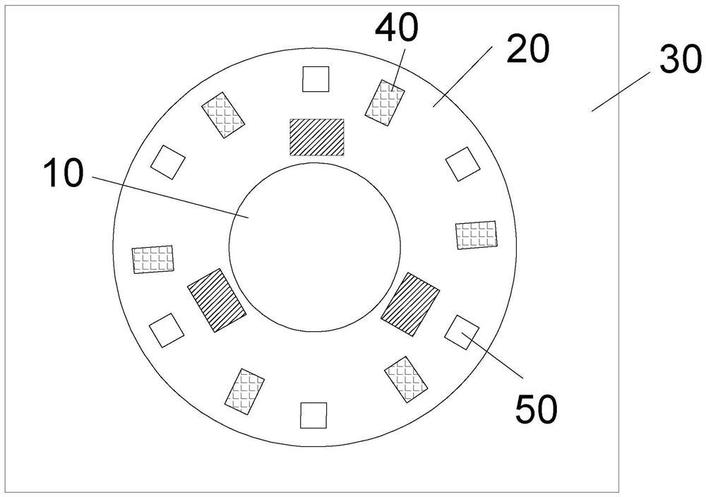 Automatic card swiping device of access control system