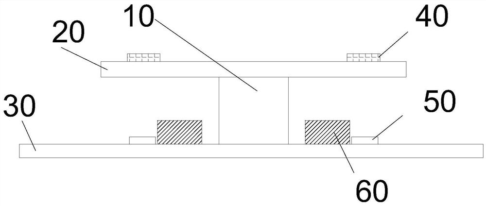 Automatic card swiping device of access control system