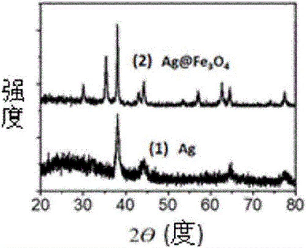 Core-shell SERS (surface enhanced Raman spectroscopy) probe, method for preparing same and application of core-shell SERS probe to trace arsenate ion detection