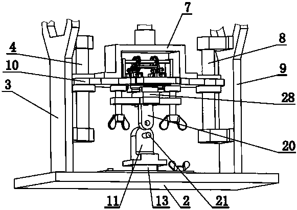 A radial shear limit test device for shaft parts