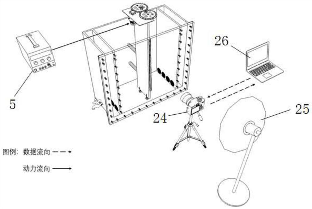 Two-dimensional pile-soil interaction test system and test method based on piv technology