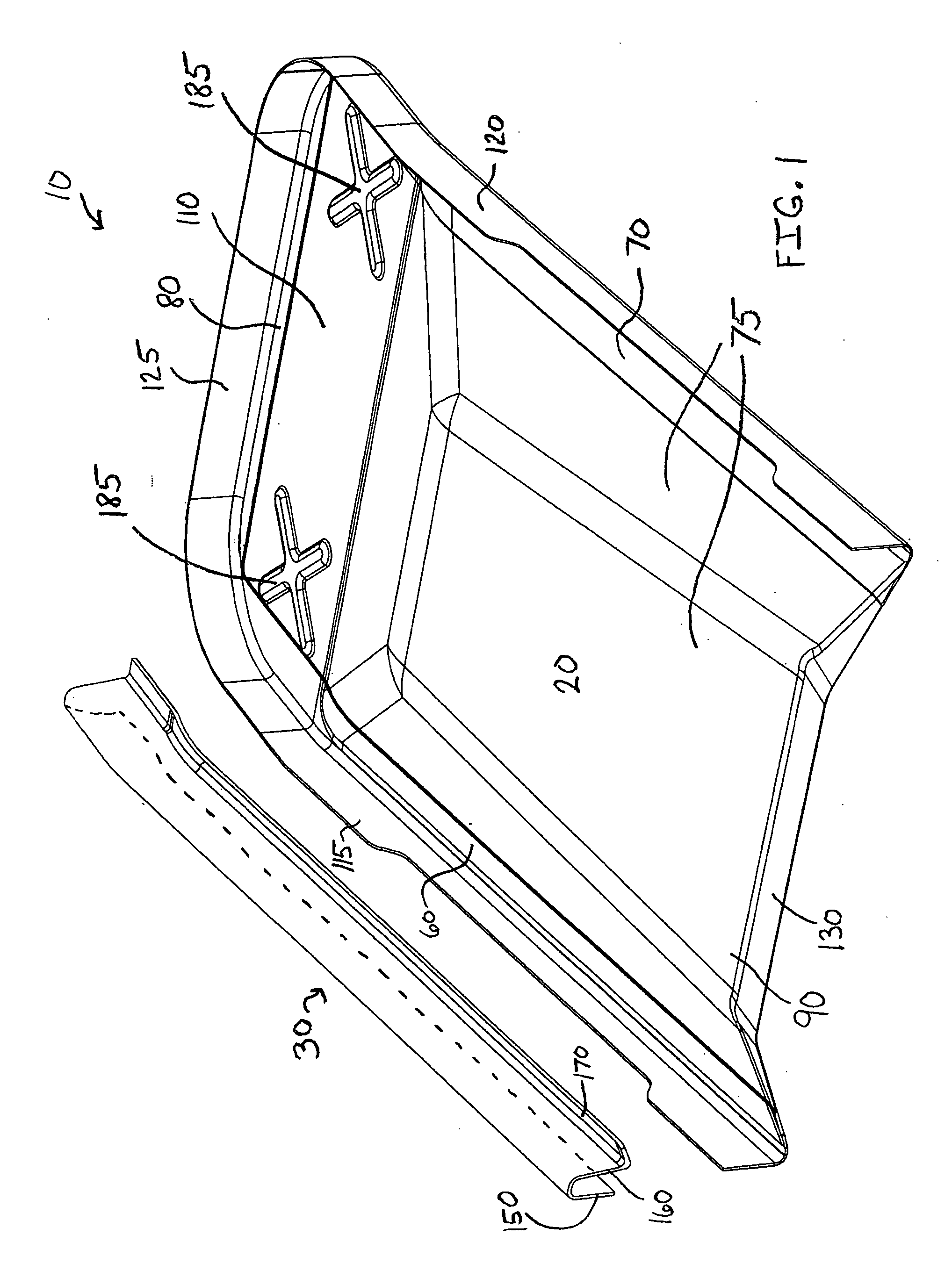 Composite seat back frame