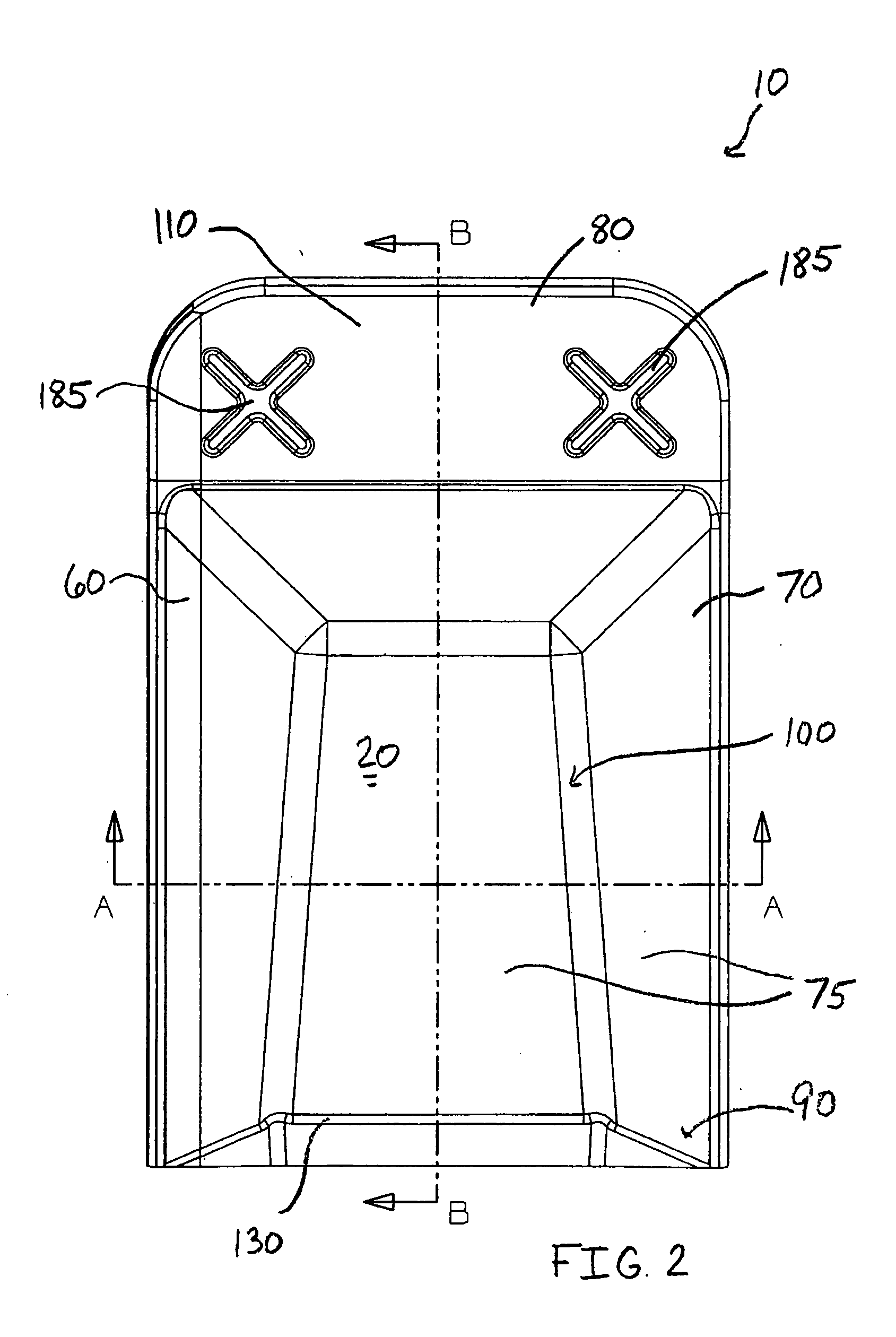 Composite seat back frame