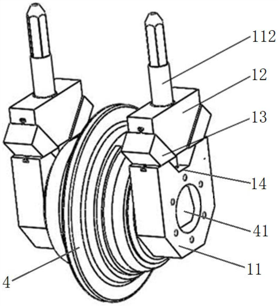 Tool changing robot actuator for shield tunneling