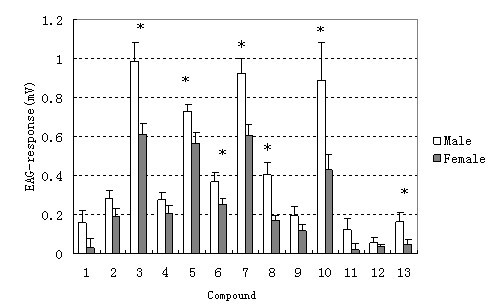 Adult monochamus alternatus hope attractant