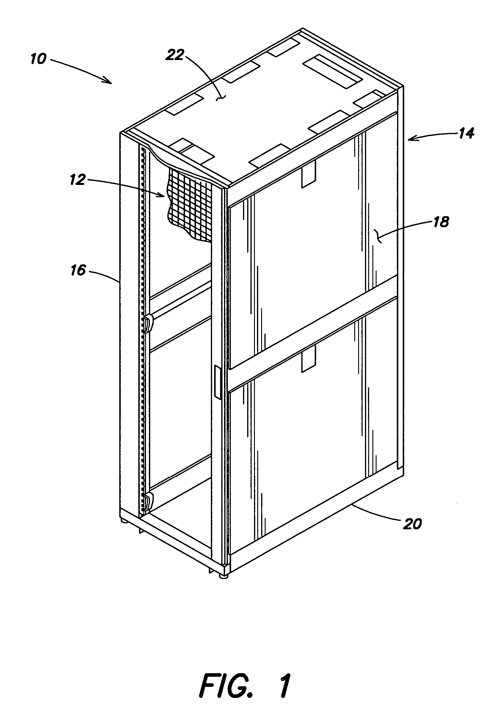 Equipment enclosure kit and assembly method