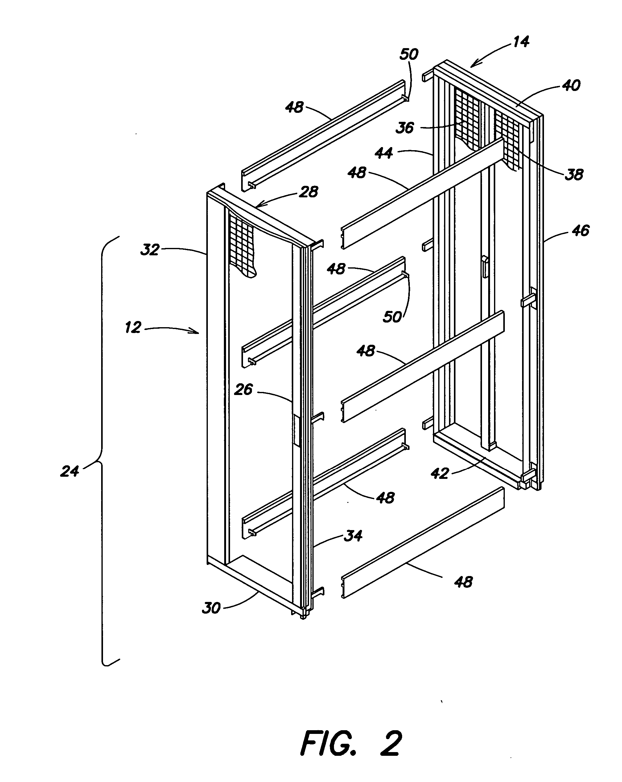 Equipment enclosure kit and assembly method