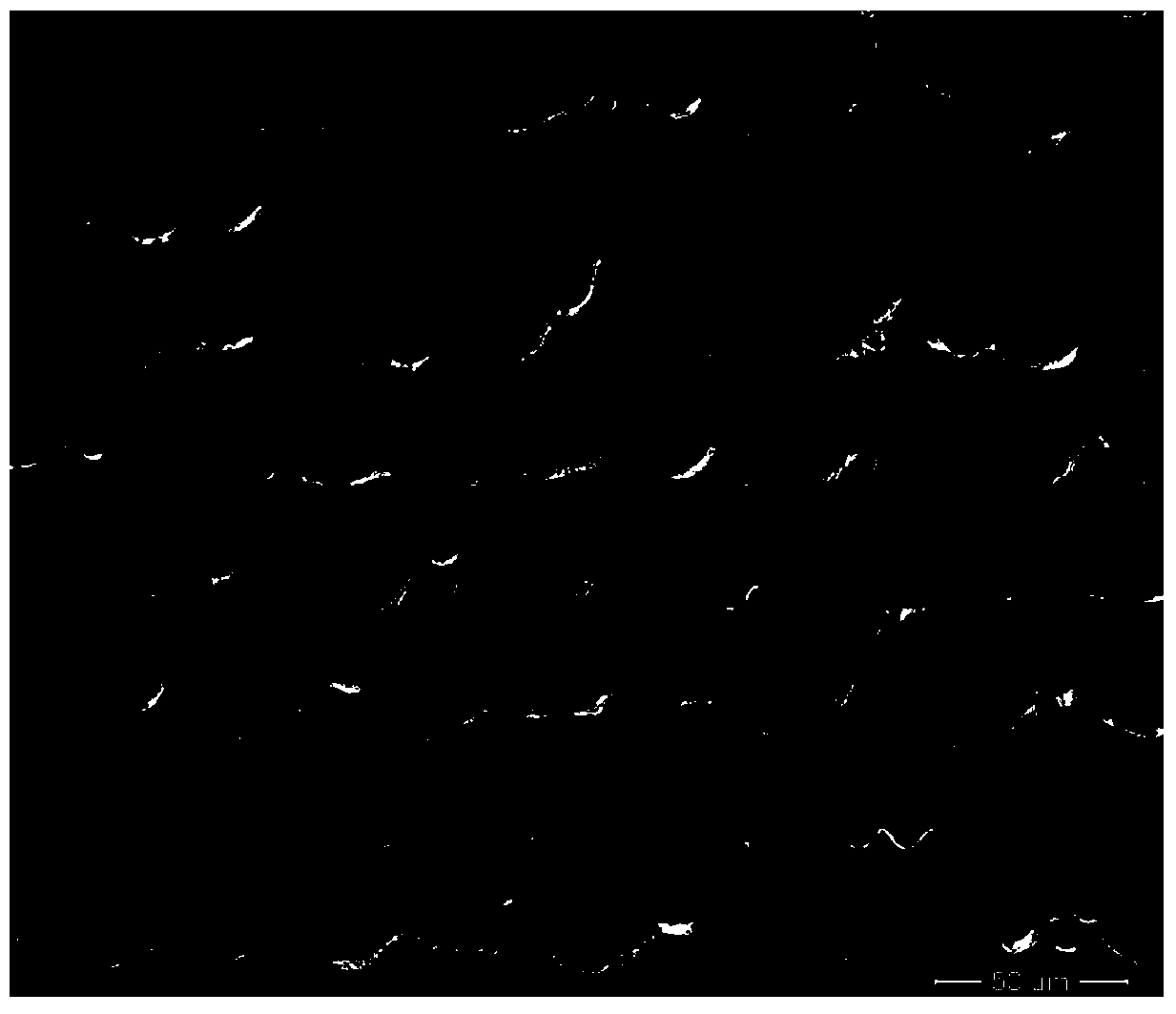 Laser chemical order controllable preparation method of monocrystalline silicon inverted pyramid suede