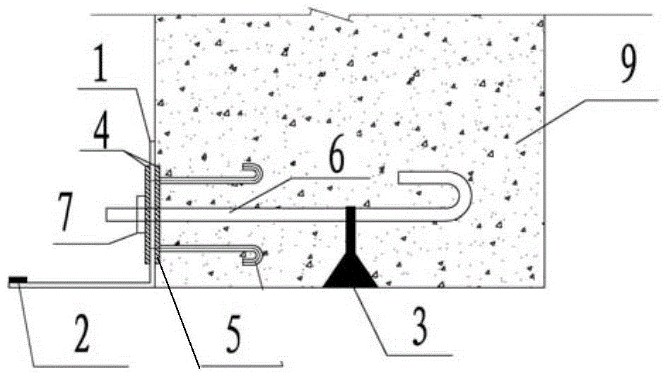 Water stop structure of water pump outlet pipe