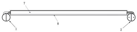 Efficient water-cooling heat dissipation plate