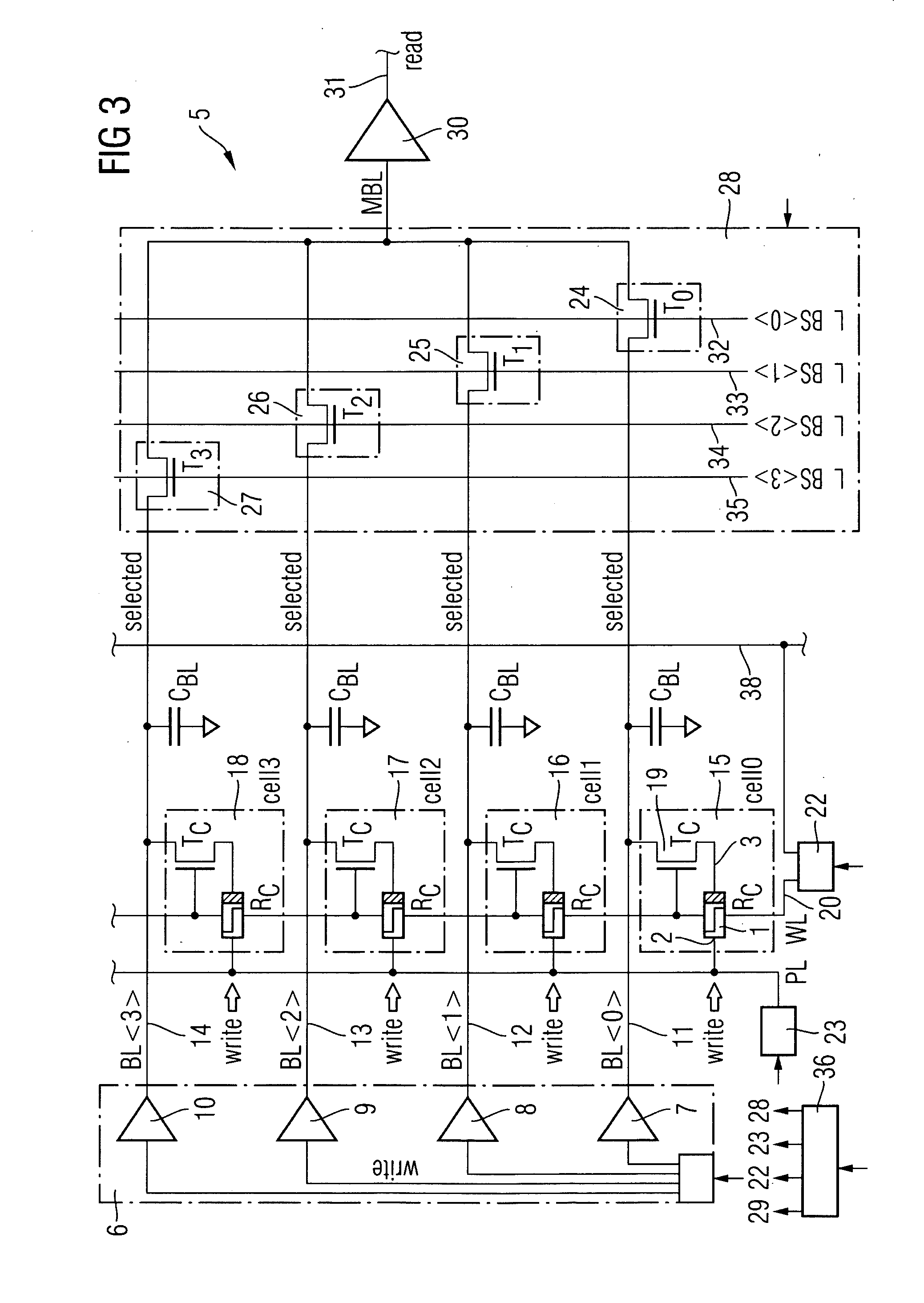 Method for writing data into a memory cell of a conductive bridging random access memory, memory circuit and CBRAM memory circuit