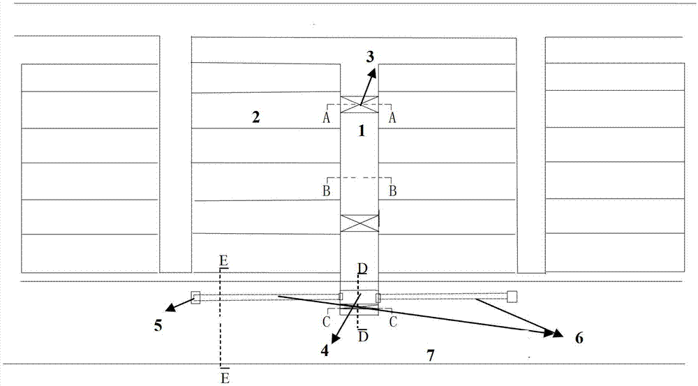 Pollution control and emission reduction method for farmland drainage