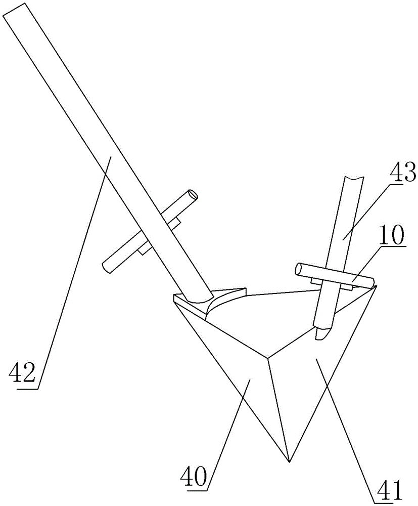 Using method of bicycle garden bucket