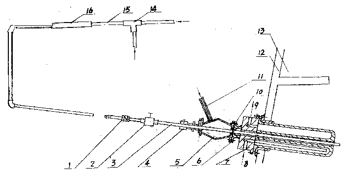 Coal injection device for blast furnace ironmaking