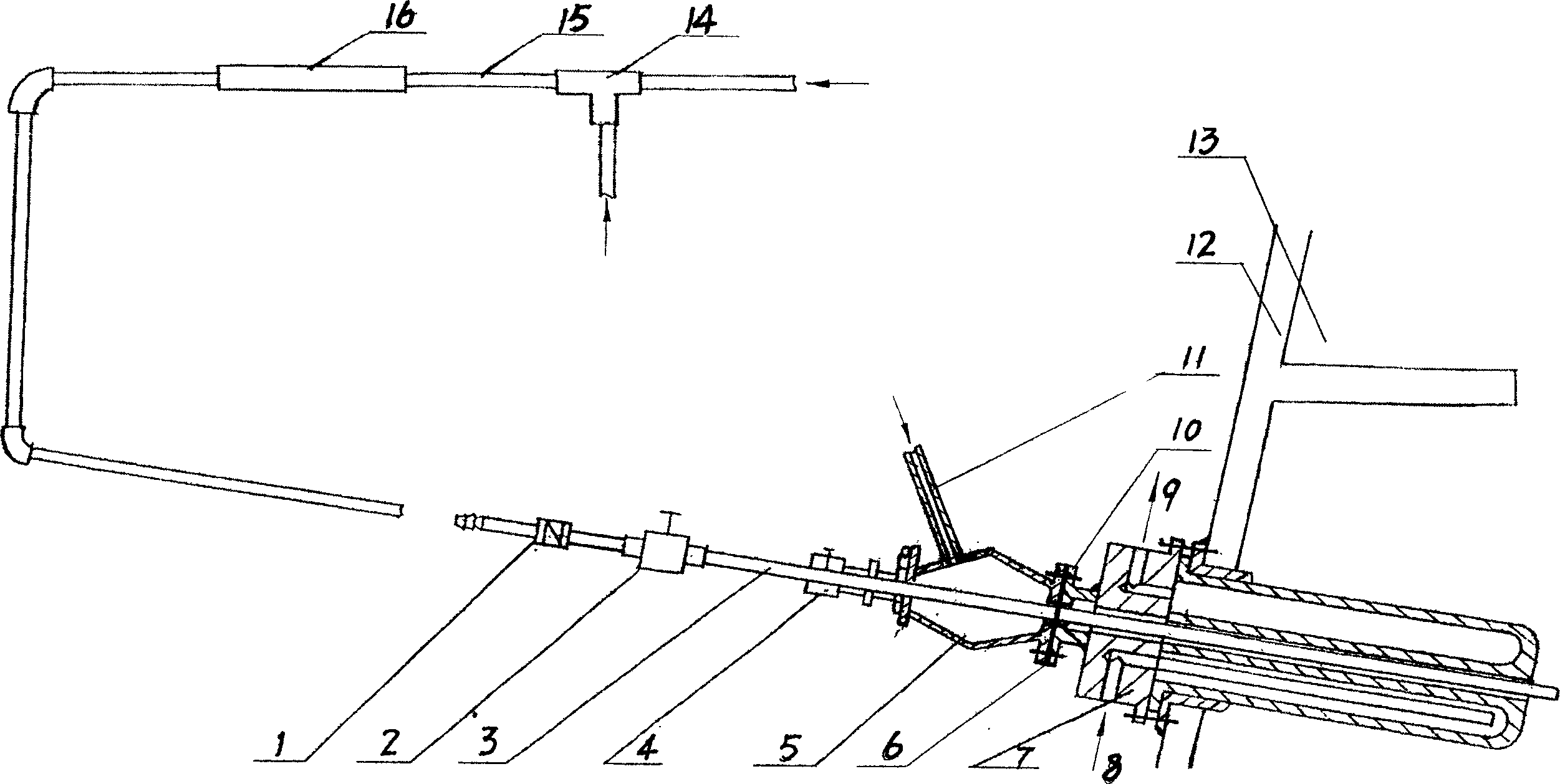 Coal injection device for blast furnace ironmaking