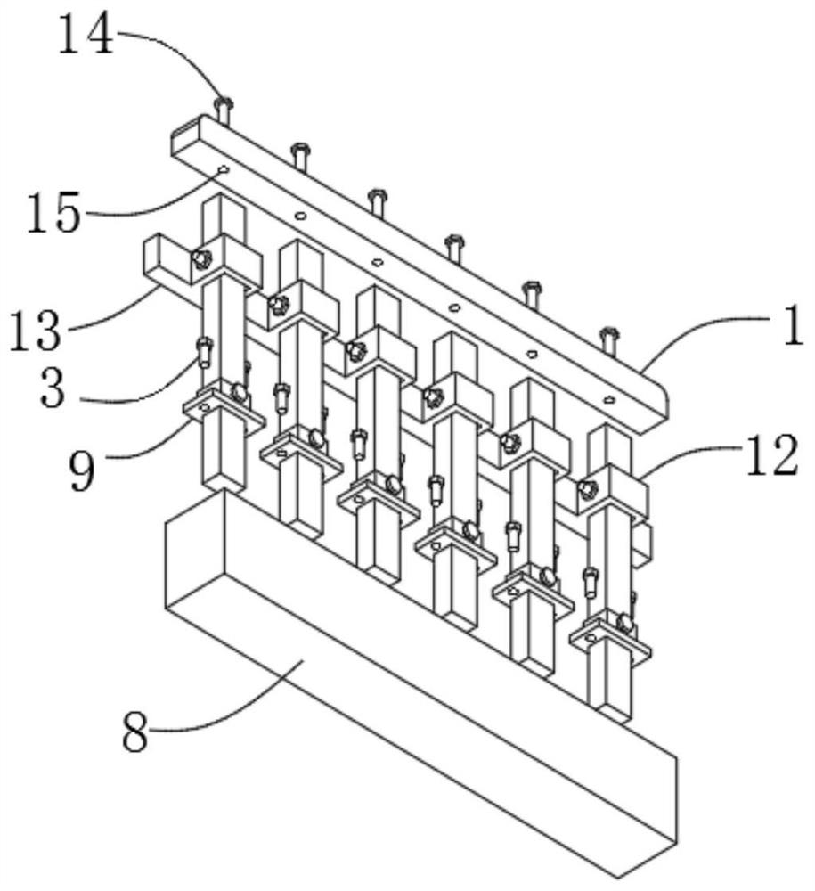 Assembly type balcony protective fence convenient to install