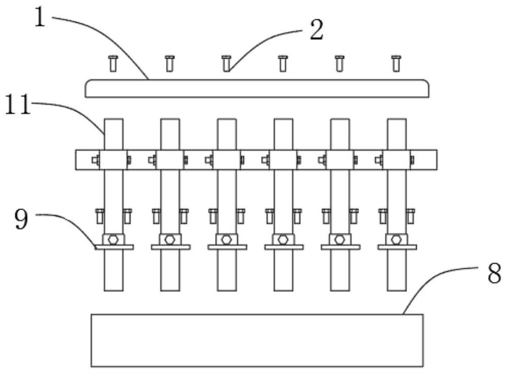 Assembly type balcony protective fence convenient to install