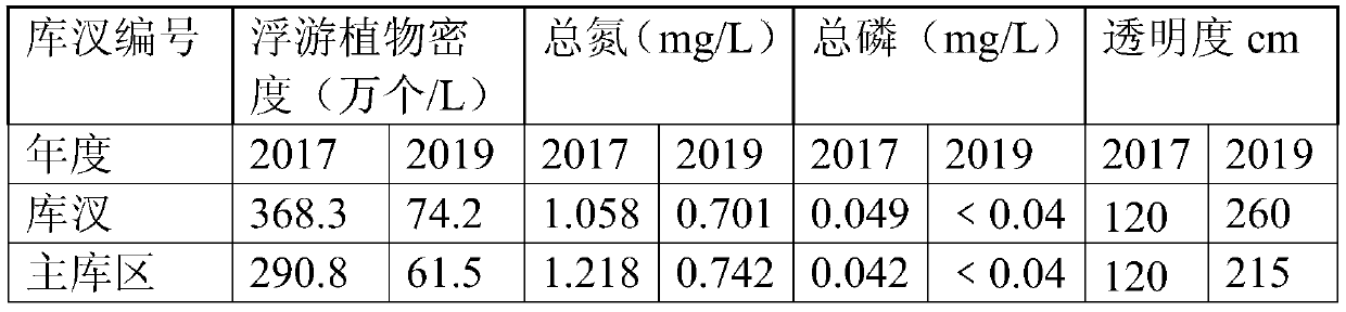 Silver carp and bighead carp separated propagation type reservoir water purification and fishery breeding method and breeding system