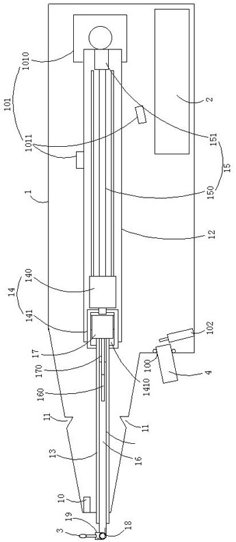 A throat swab intelligent collection device and collection method