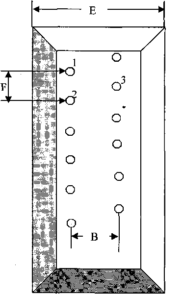 Culturing method of one-ridge double-row flue-cured tobacco dislocation