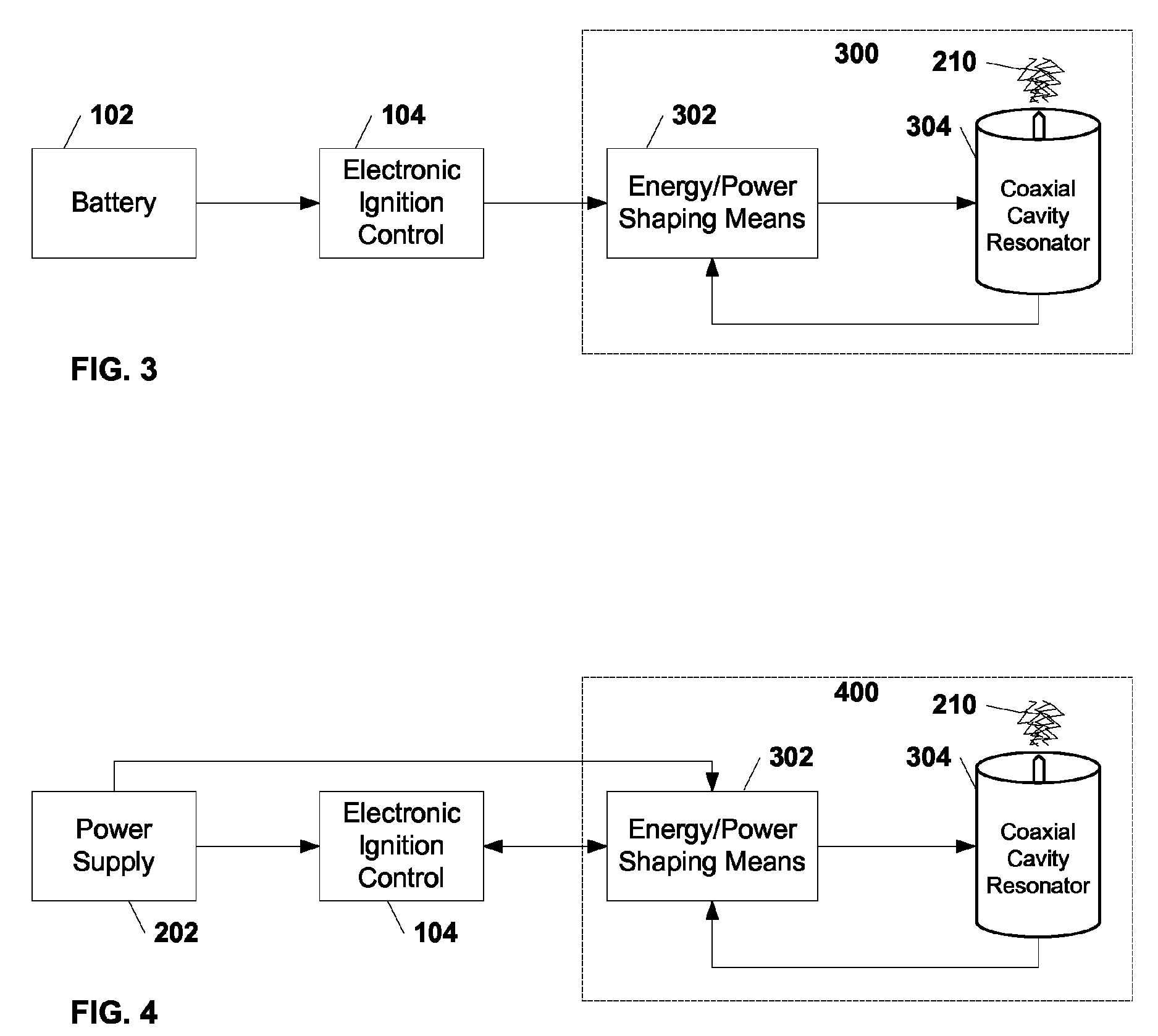 Plasma generating ignition system and associated method