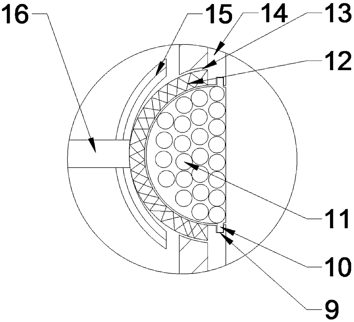 Electroplating wastewater treatment system for circuit board