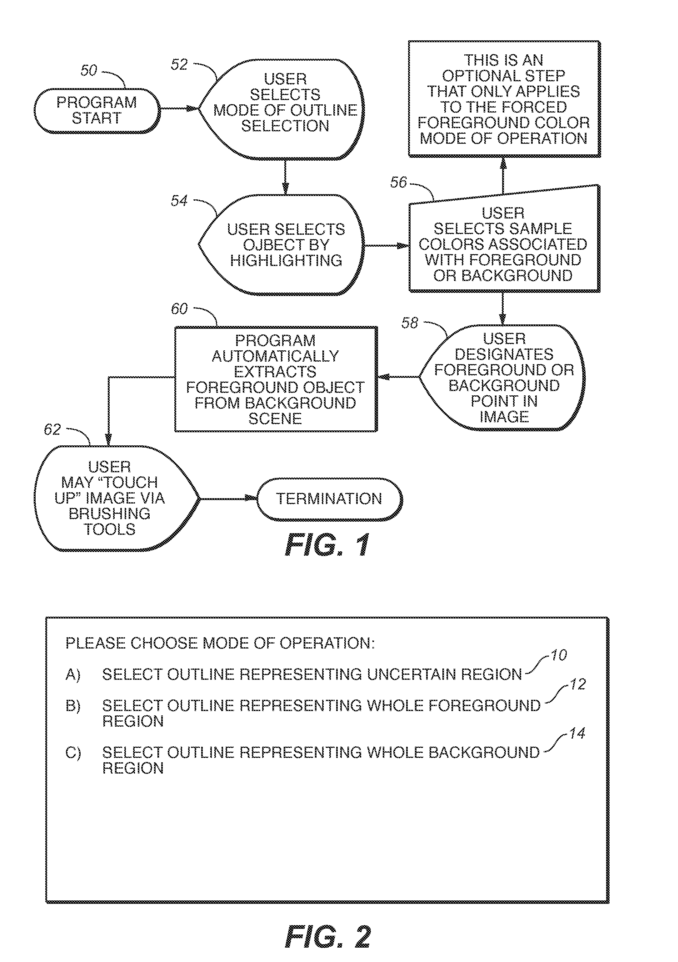 Identifying intrinsic pixel colors in a region of uncertain pixels