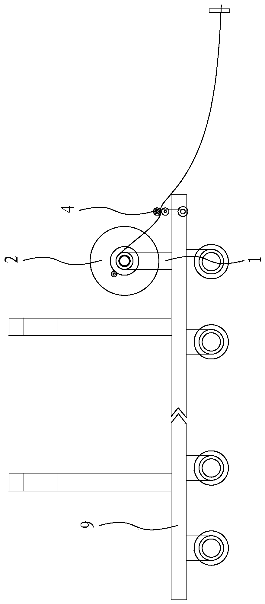 Cable winding disc