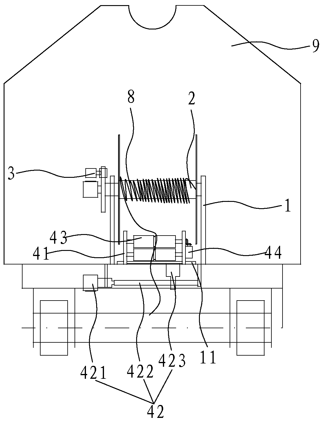 Cable winding disc