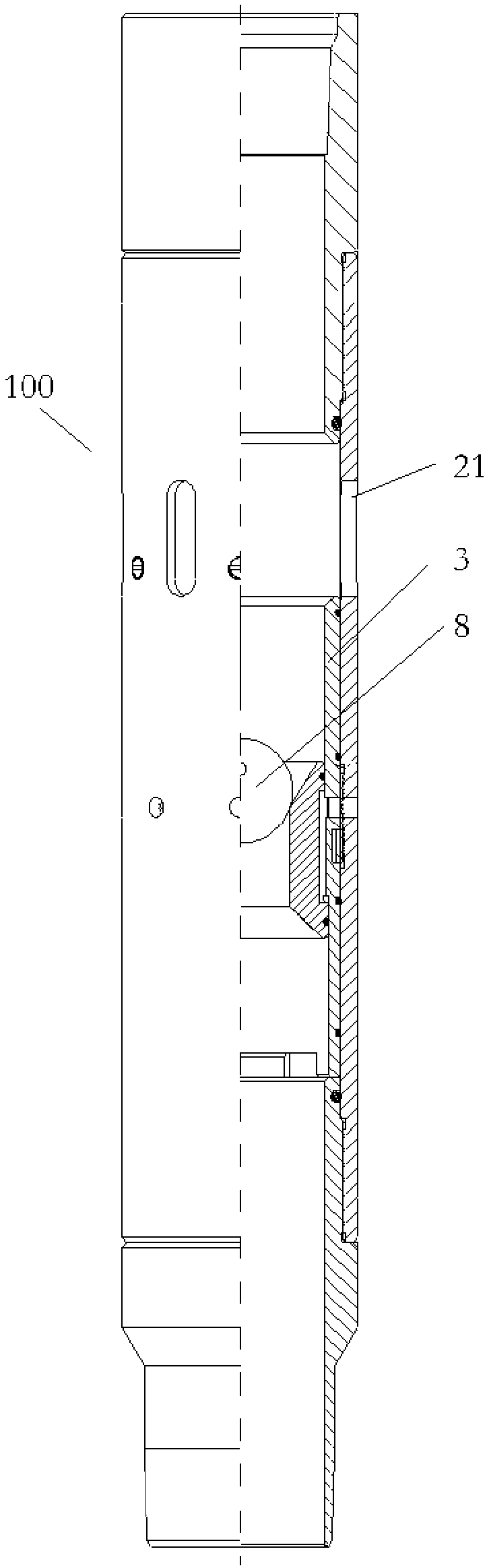 Fracturing sliding sleeve and fracturing pipe string including fracturing sliding sleeve