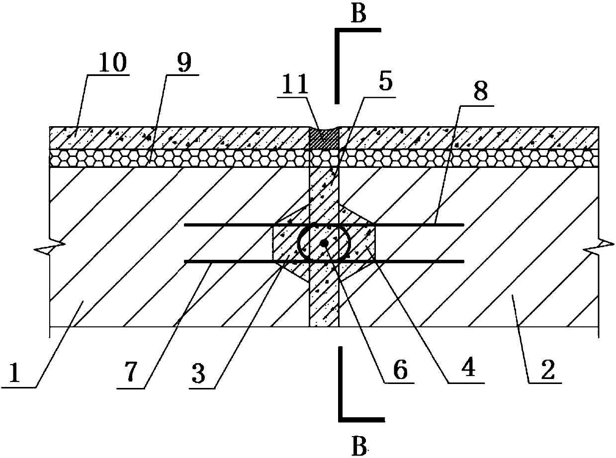 Connecting joint of adjacent wallboards and construction method of connecting joint