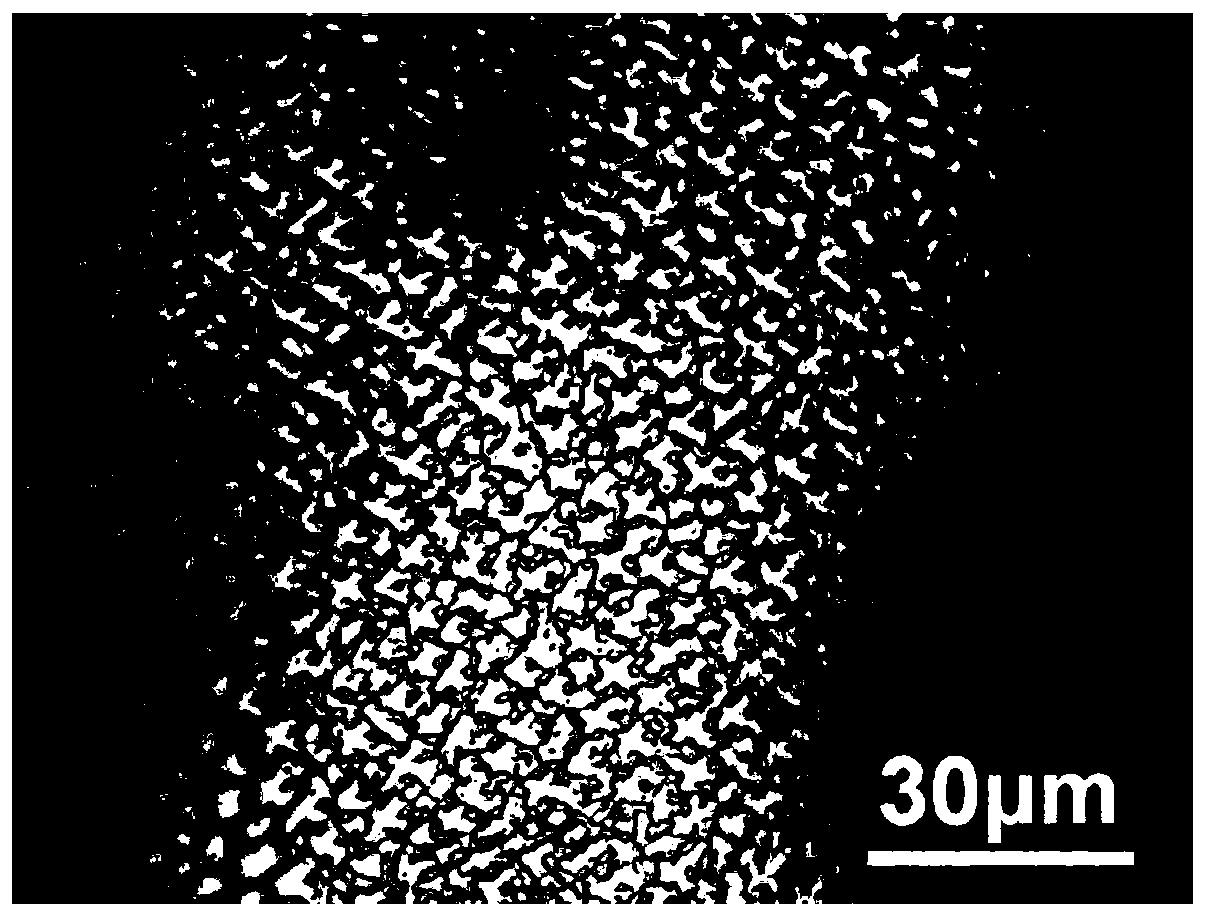 Inconel 625 alloy dendrite morphology method