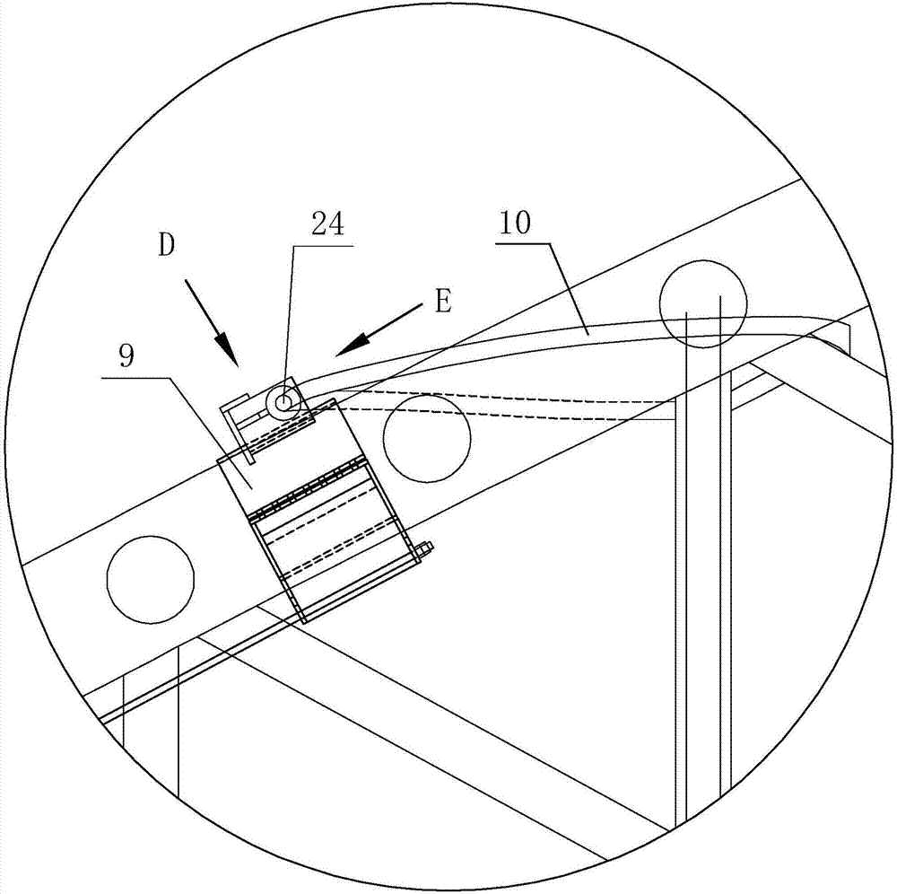 Hoop type tool hanger device for steel tube truss concrete arch bridge hanger replacement