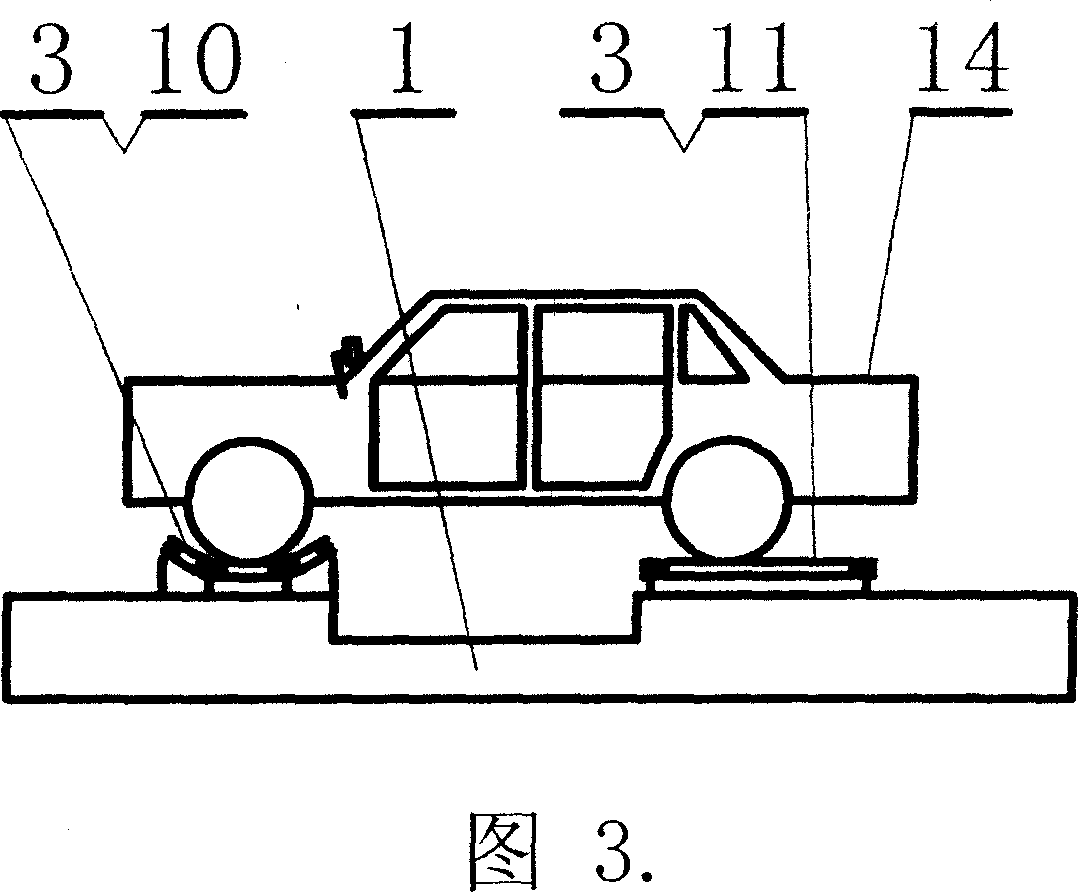 Single lane stacker transport apparatus taking sending type rollaway parking equipment