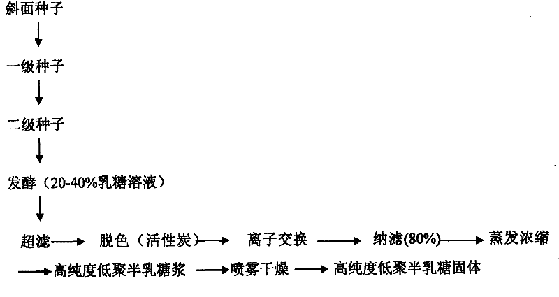 Aspergillus oryzae and method for preparing high purity galacto-oligosaccharides by using same