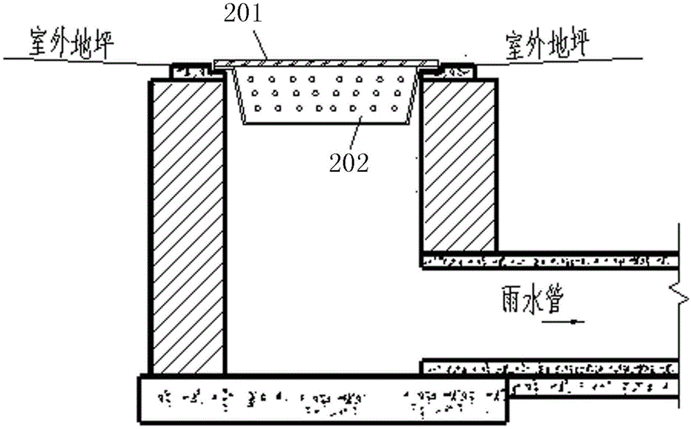 Municipal rainwater storage system