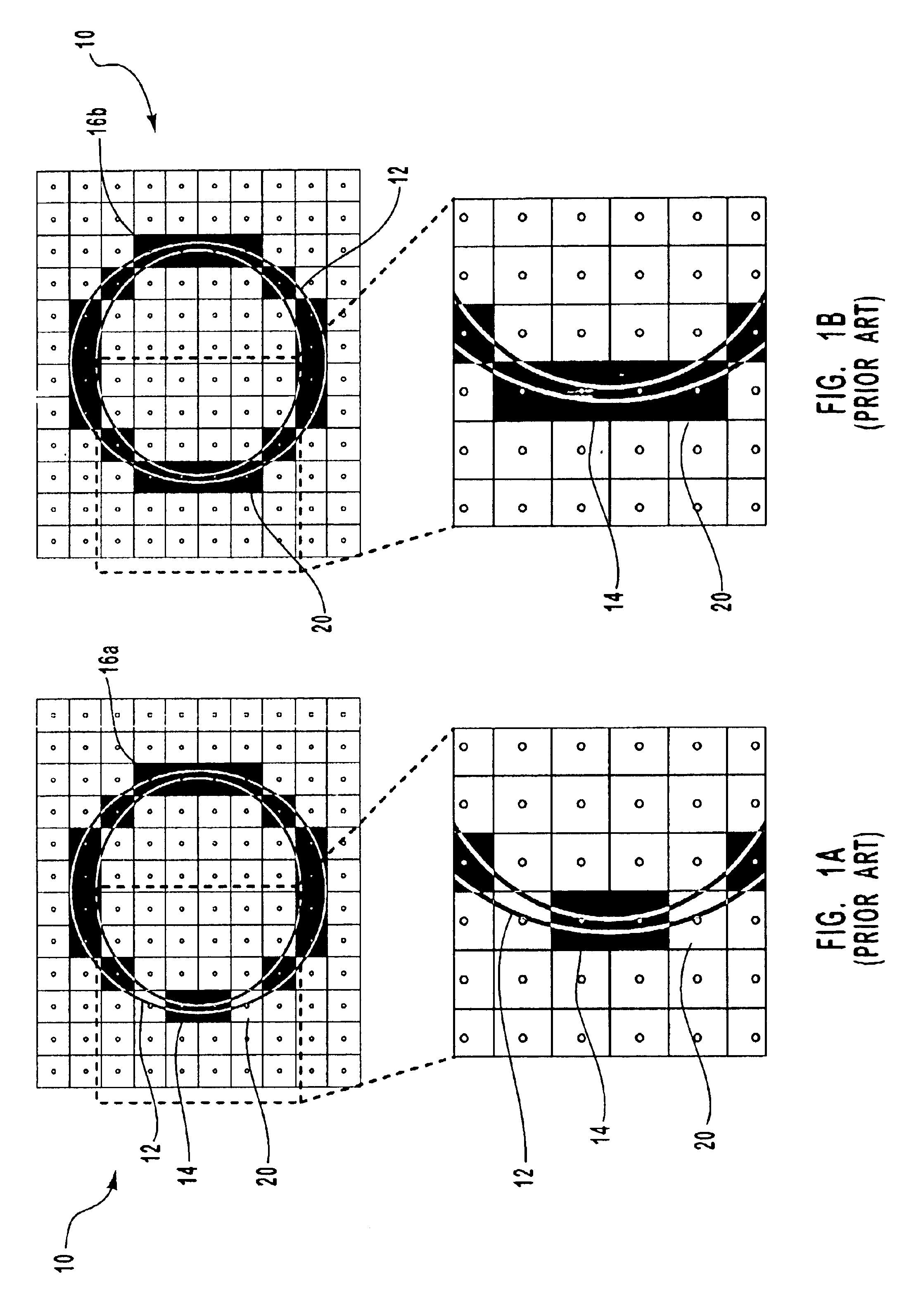 Dropout control in subpixel rendering