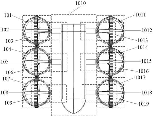 Structure and working method of a tiltrotor unmanned aerial vehicle