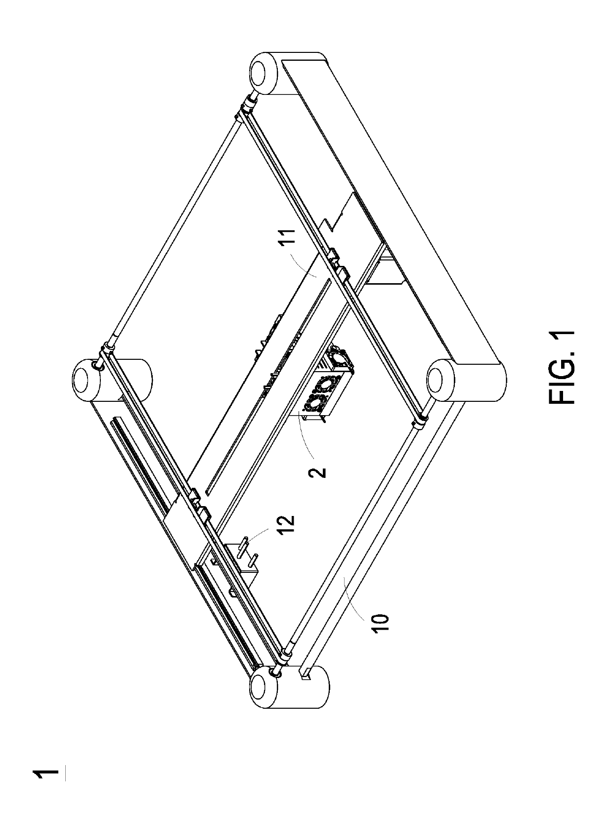 Dual printhead assembly and 3D printing apparatus using same