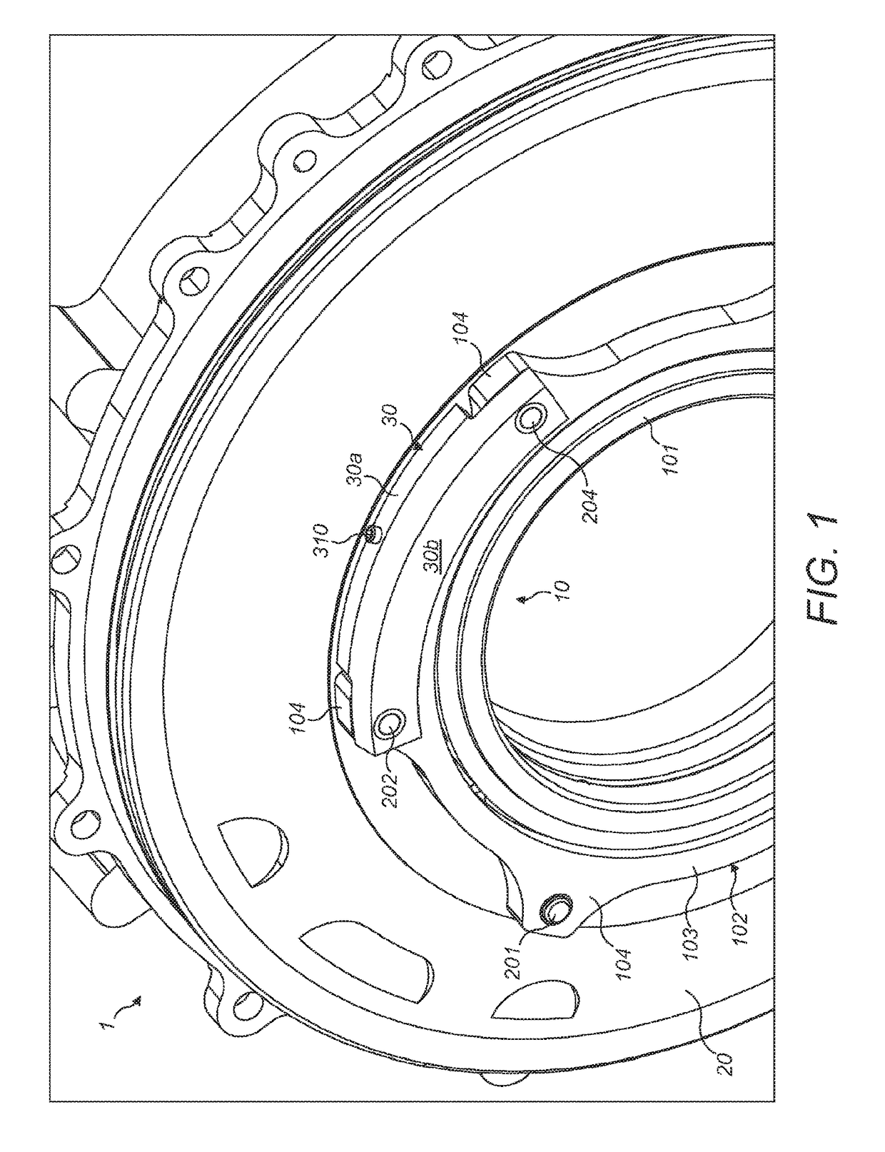 Rotor bearing temperature sensor