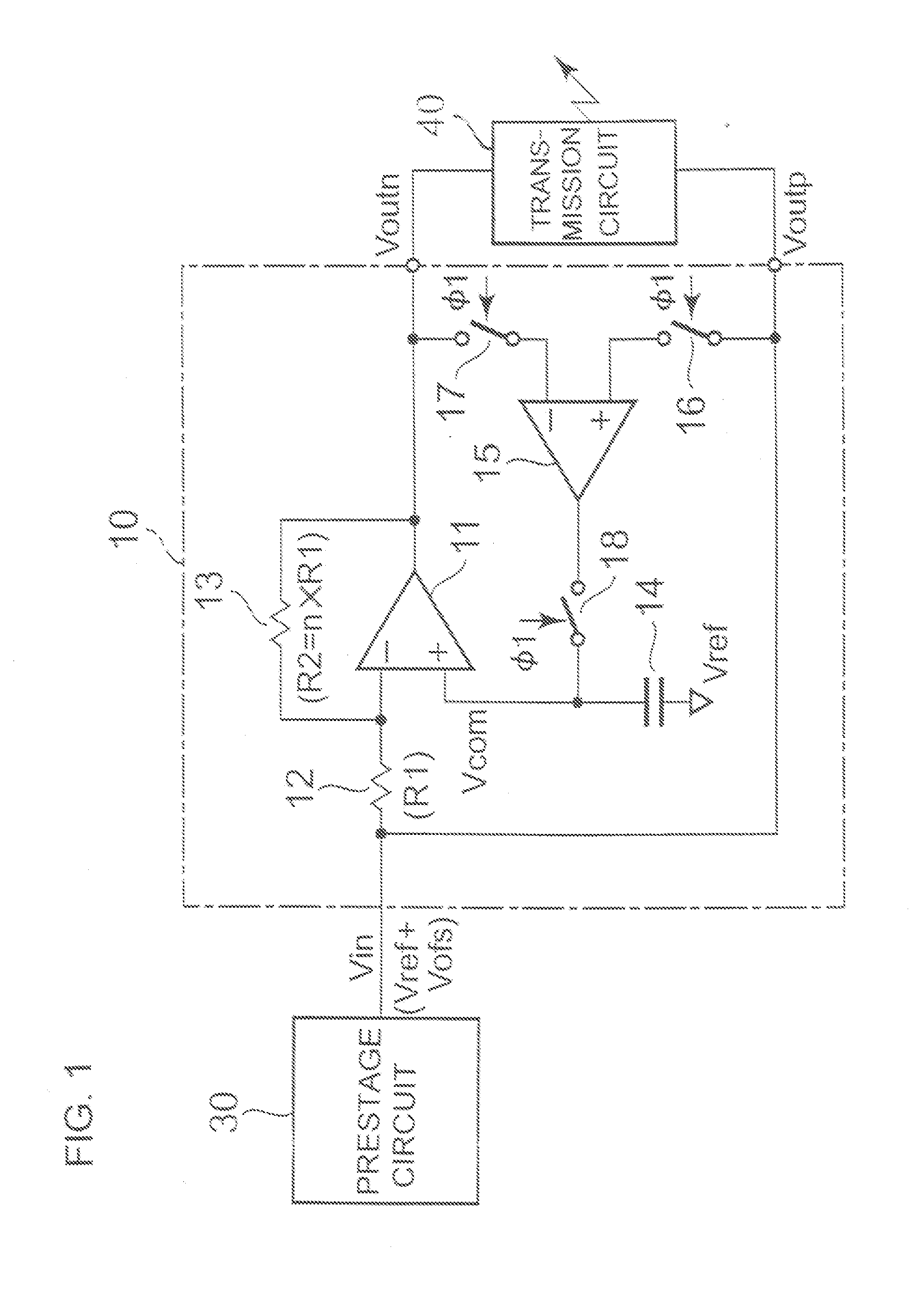 Balanced output circuit and electronic apparatus utilising the same