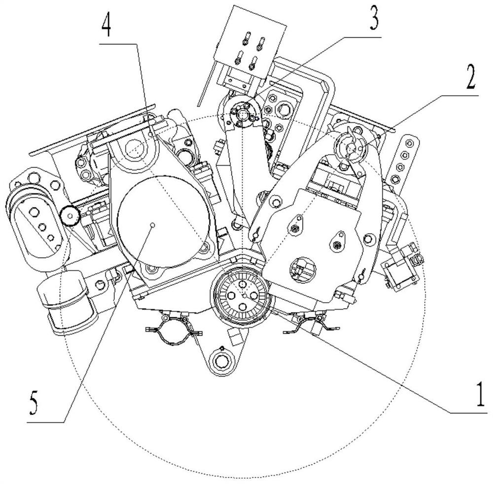 Anchor rod trolley and anchor rod mechanism thereof